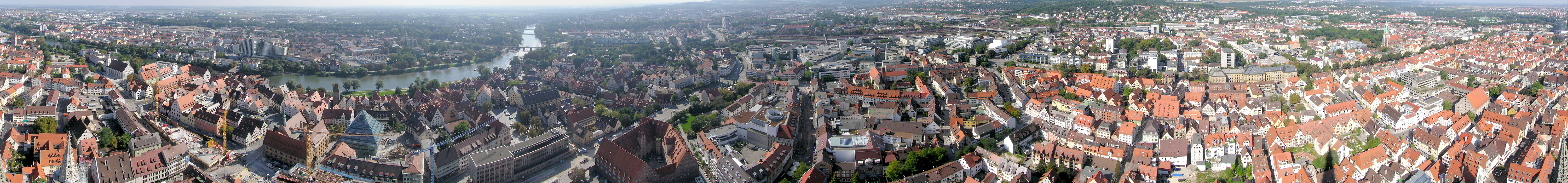 Panorama of Ulm from Ulmer Munster